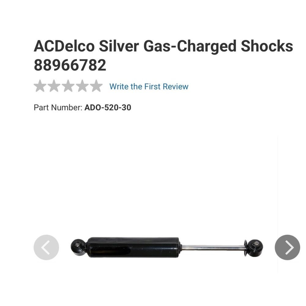 ACDelco Silver Gas Charged Shock Absorber 88966782 Chevy GMC S10 S15 Jimmy